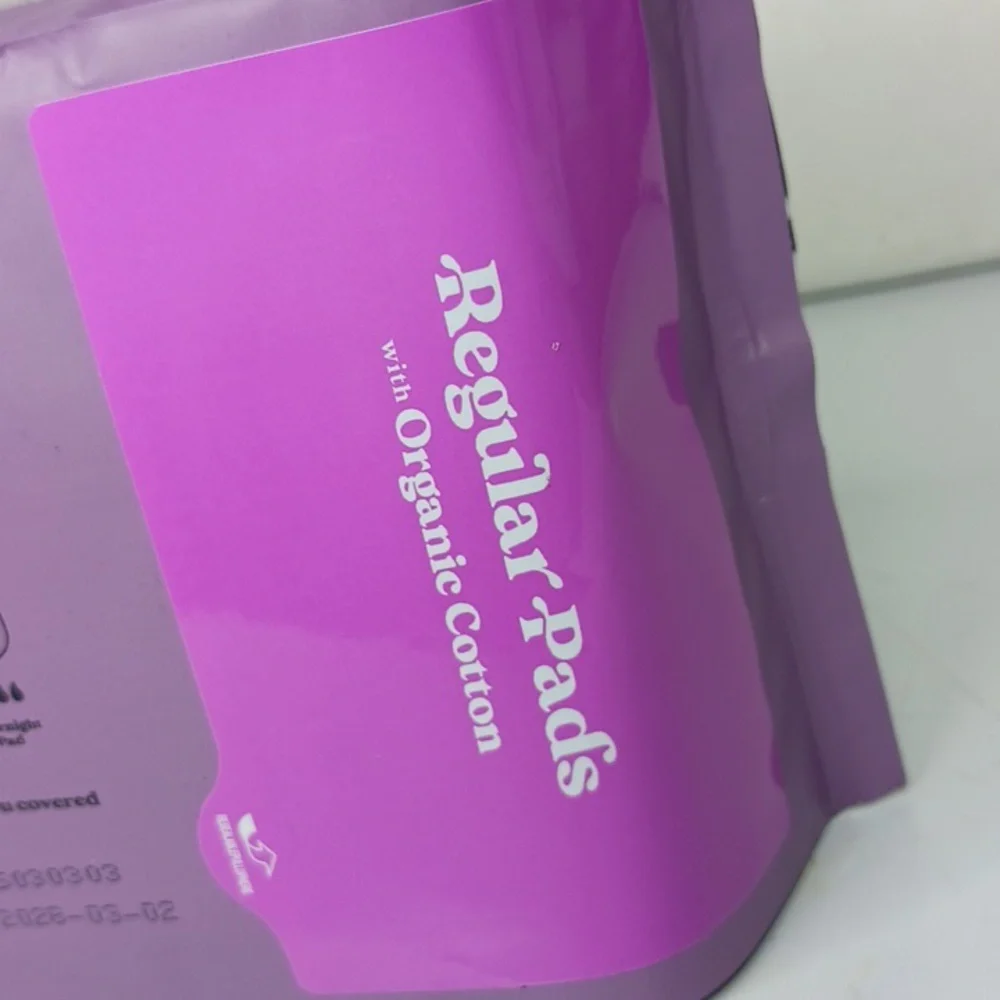 Organic Cotton Regular Pads - Lavender - Picture 5 of 7